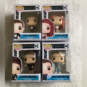 Will and Grace Funko Pop lot